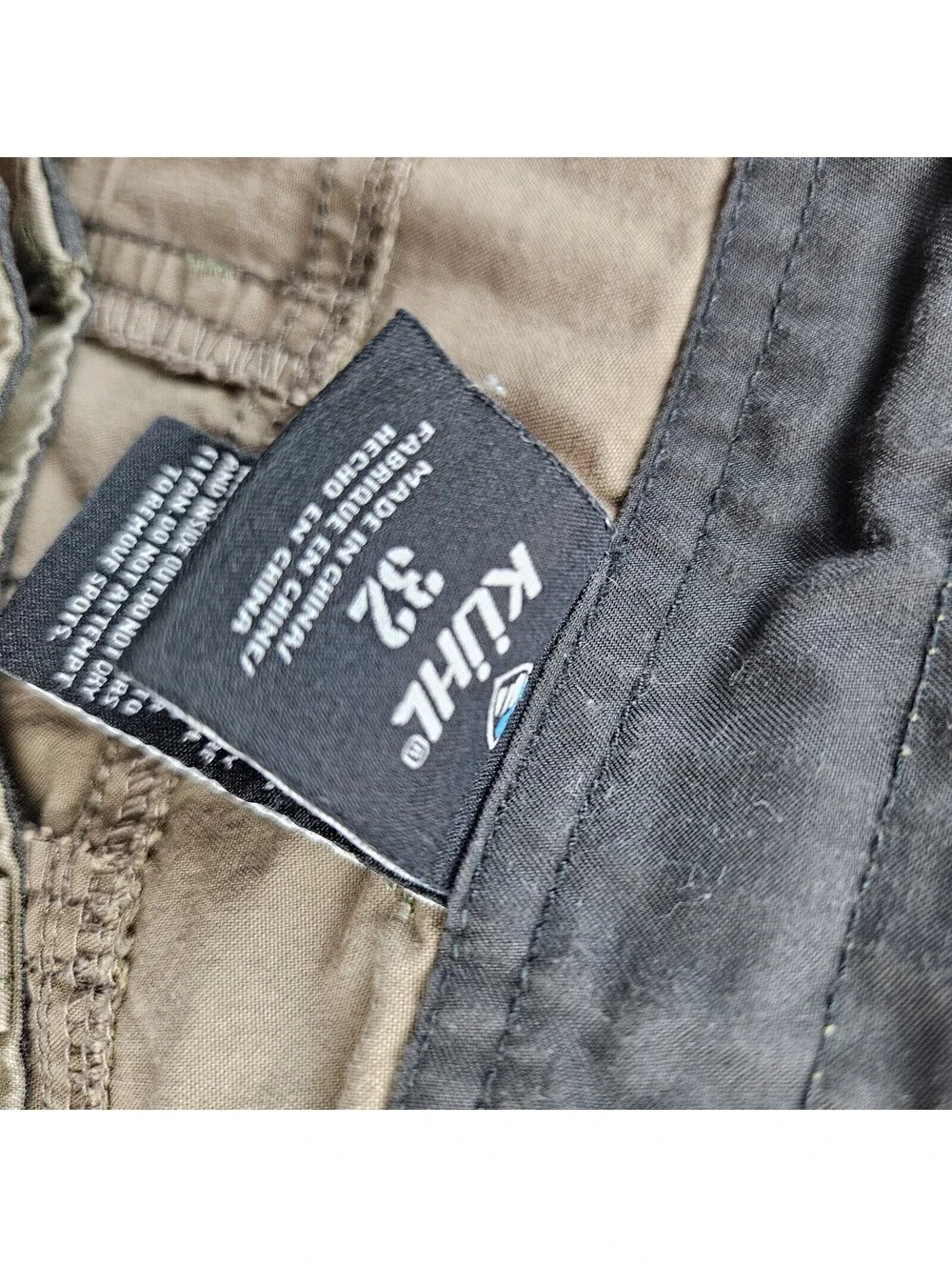 Kuhl Shorts 32 (Fits 33x10) Renegade Rock Khaki Hiking STYLE#5125 *Pinhole